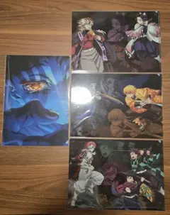 【新品未開封】鬼滅の刃　無限城編　限定クリアファイル　4枚セット