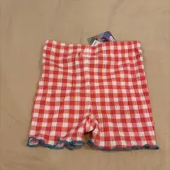 しまむら juo あいりコラボ 裾メロウリブペチパン ギンガムチェック