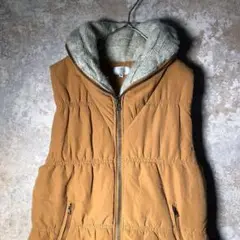 【ヴィンテージ】あったかダウンベスト used 古着 ZAS10