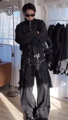ACX'GEAR LAYERED SKIRT PANTS / jentlouis