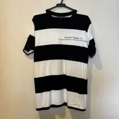 GREAT HEARTED ストライプ Tシャツ
