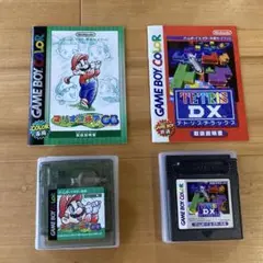 マリオゴルフ、テトリスデラックス ゲームボーイカラーソフト