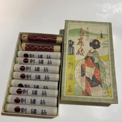 京舞妓　刺繍糸　18本　富士ツバメ印日本刺繍糸2本　昭和レトロ　アンティーク