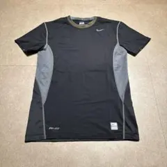 Nike pro スポーツウェア　半袖　tシャツ　黒　ブラック　トレーニング　L