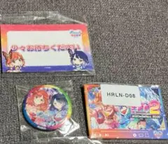 みんパチ　2025 ハルルナ　缶バッジ　ステッカー　缶バッジ　生誕祭2