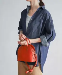 美品✨　インディゴブルー❤️　アーバンリサーチドアーズ　デニムシャツ