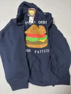 ユニクロカクタスプラントマーケットハンバーガーパーカー ネイビー