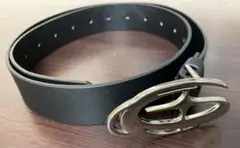 (新品)メタル ロゴ バックルベルト