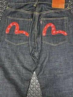 EVISU 濃紺インディゴ バギーデニムevisu エヴィス 33×35