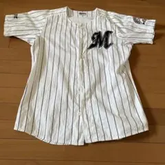チバロッテマリーンズ ユニフォーム ストライプ　サイズM