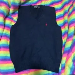 Polo by Ralph Lauren ネイビー ベスト 140