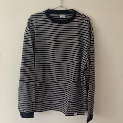 オーシバル　ボーダークルーネックロンT サイズ5