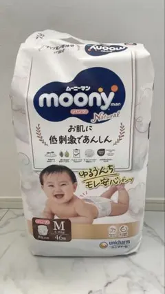 moony おむつ Mサイズ 46枚入り