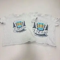 J.J Camp グレー Tシャツ 110㎝120㎝　お揃い