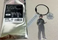 阪神百貨店限定ブラックシークレットワイヤーリング アクリルキーホルダー　岩崎優