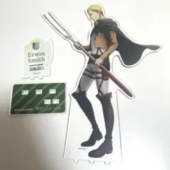 進撃の巨人 エルヴィン アニメイトカフェ 超大型アクスタ アクリルスタンド