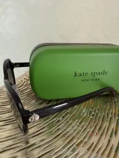 超美品☆kate spade ブラック☆サングラス ケース付クロス未使用☆