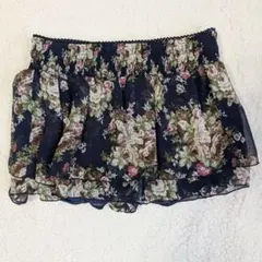 ヘルシーカレン 花柄　ショートパンツ　ウエストゴム Ｍサイズ