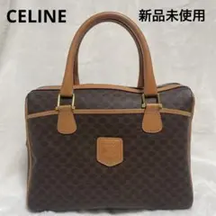 【新品未使用】CELINE セリーヌ☆マカダム ブラゾン レザー ハンドバッグ