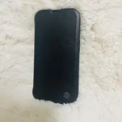 iPhone15pro用手帳型ケース 黒 DISCOVER INNOVATION