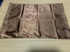 未使用　シルク　枕カバー　ブラウン　静電気防止