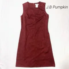 JB Pumpkin ノースリーブワンピース　ボルドー