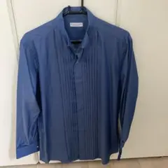 ブライダルシャツ　ブルー