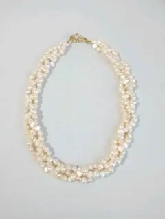 NINFA HANDMADE Trippletta twistパール ネックレス