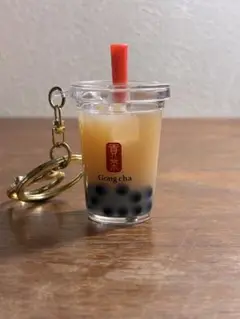 Gong cha タピオカドリンク キーホルダー