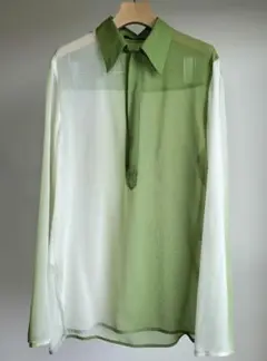 CoSTUME NATIONAL silk sheer shirt