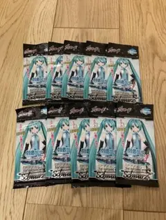 ヴァイスシュバルツ　初音ミク　ProjectDIVAf 未開封10パック