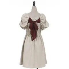 axes femme バックリボンカットワンピース