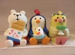 concombre 暑いときは冷たいものがいいね3体セット