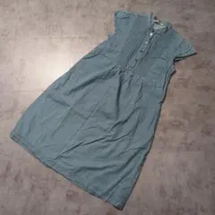 LAURA ASHLEY フロントタック デニムワンピース サイズ7 S