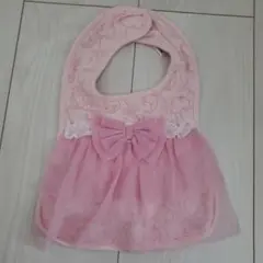 リボン付きピンクスタイ