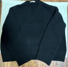 セリーヌ フィービーファイロ カシミヤチャンキーニット BLACK Lサイズ