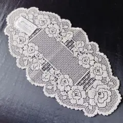 ⑥ ヘリテージ　レース　アンティーク　ドイリー風　テーブルマット　プレイスマット