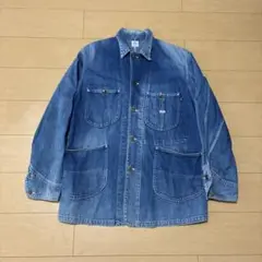 Lee 91-J デニム カバーオール 40 ハウスタグ ロングL 復刻