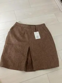 タグ付き未使用‼️EMODA センタータックミニスカート Mサイズ ブラウン