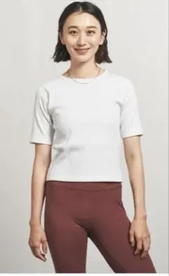 TO UNITED ARROWS P/PU RIB TEE 半袖Tシャツ　美品