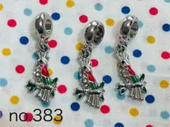 no.383 1袋333円　オウム　ペンダントトップ チャーム