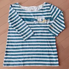 Xgirl エックスガール　ボーダー　ドナルド　Tシャツ　ディズニー