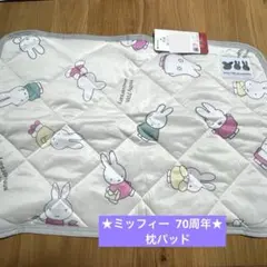 ★ ミッフィー ナインチェ 70周年 ☆ 冷感枕パッド 43×63cm