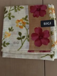 BIGI 花柄ハンカチ 多色