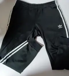 adidas ブラック トラックジャージL
