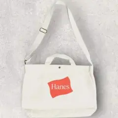 新品 Hanes ヘインズ トートバッグ キャンバス 2WAY ショルダーバッグ