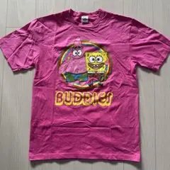 美品 00s スポンジボブ　Tシャツ　Mサイズ　DELTAボディ