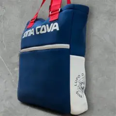 【美品】SINA COVA シナコバ　トートバッグ　ハンドバッグ　マリン　ロゴ