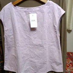 fifth 薄紫 バックリボン カットソーM