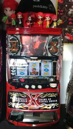 X-JAPAN スロットマシン 本体 XJAPAN パチスロ 実機 パチスロ 実機 SANKYO/三共 X JAPAN 強行突破 F 家庭用電源